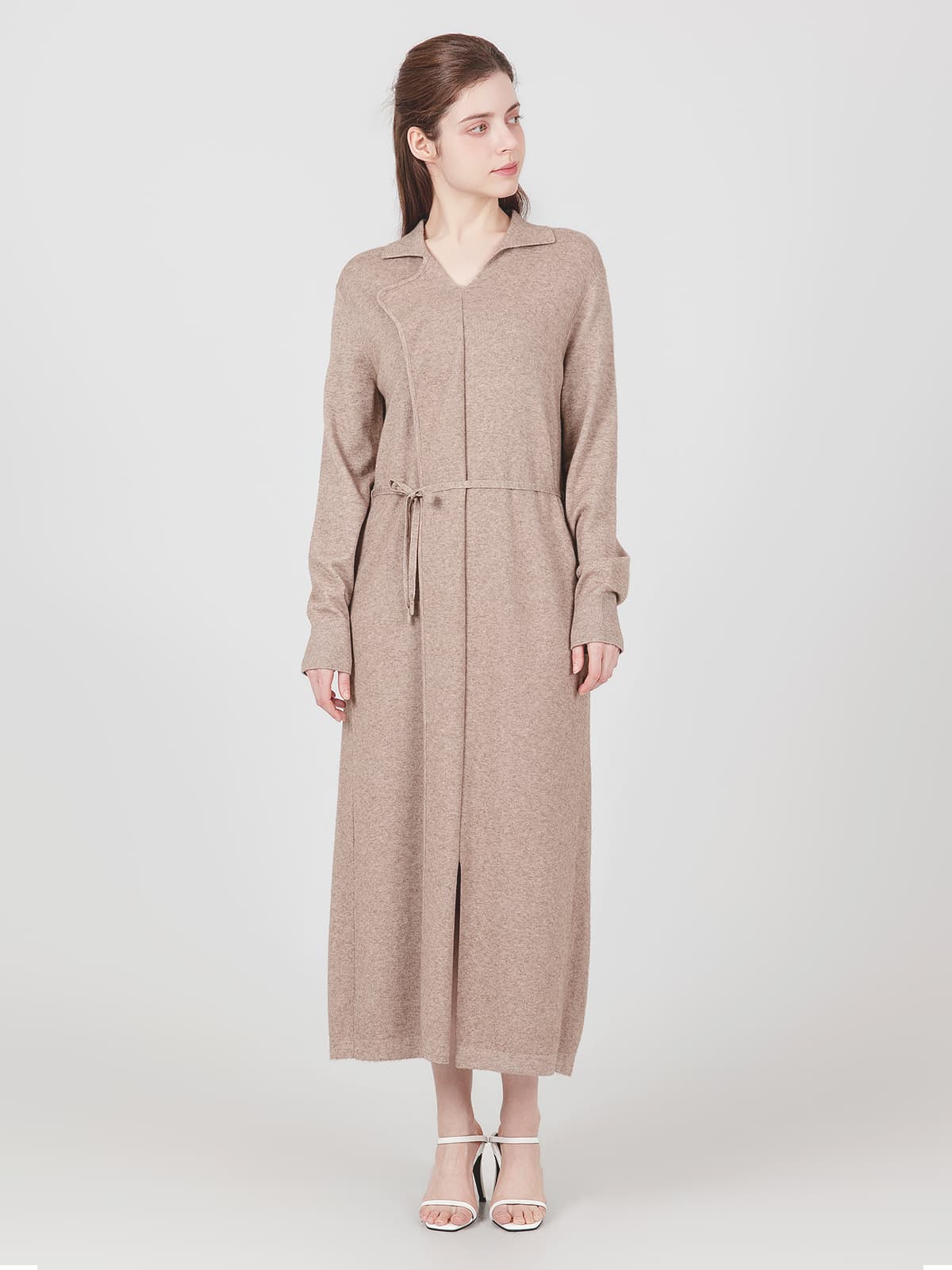 투웨이 벨티드 니트 원피스