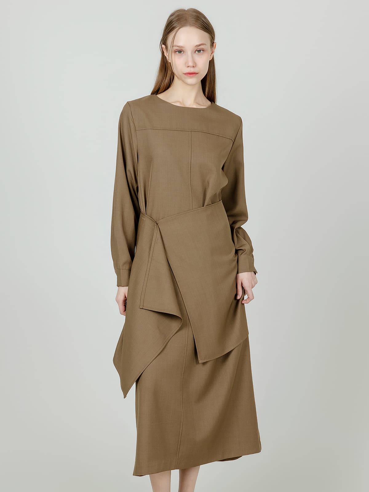 오이안 랩 원피스