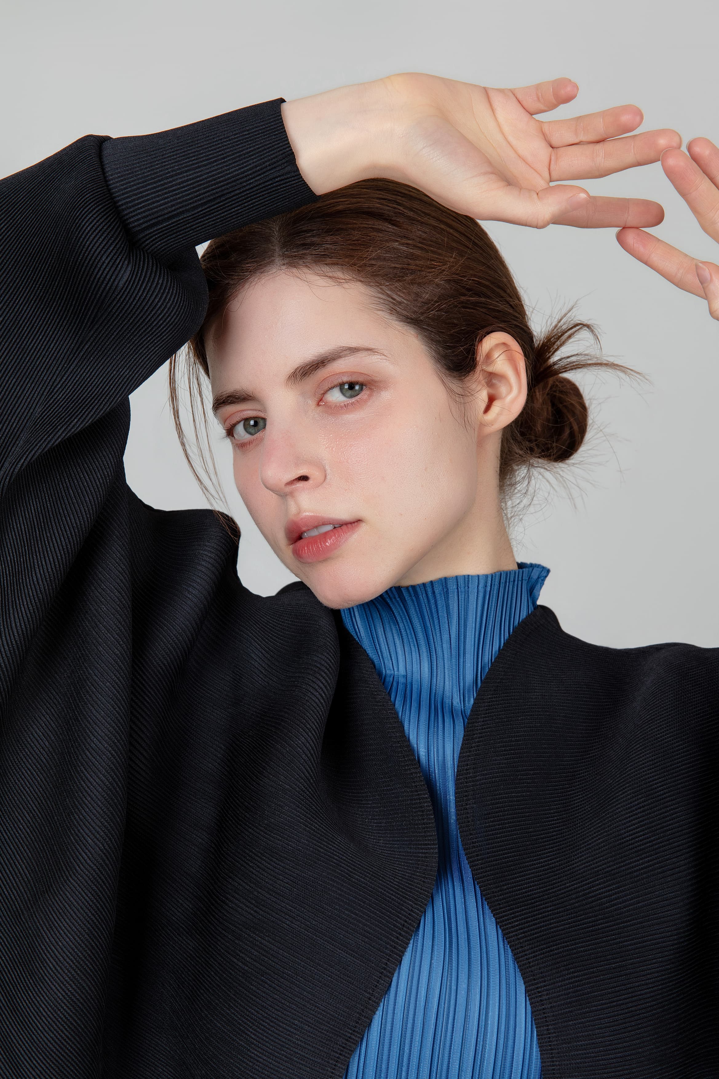 아방 볼레로 플리츠 가디건